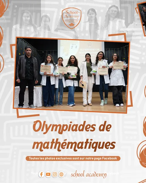 Cérémonie de remise des prix – Olympiades de mathématiques🧡